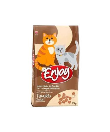 Enjoy Chicken Adult Cat Food 10 Kg - Petshopundan