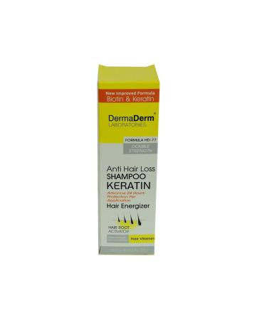 DermaDerm Anti Hair Loss HD-77 Biotin Keratin Shampoo 250ml - Buy Online on GoSupps.com