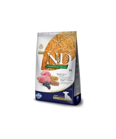& D Ancestral Grain Mini Puppy Lamb Blueberry Small Breed Low Grain Puppy Food 2.5
