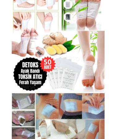 Gaggani Natural Bamboo Vinegar and Tourmaline Fortified 50 Detox Foot Patches - Toxin Purification - Buy Online on GoSupps.com