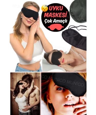 Eye Patch Sleeping Mask with Stylish Design Ultra Light Silk Sleep Mask - Breathable Surface and Comfortable Sleep - Buy Online on GoSupps.com
