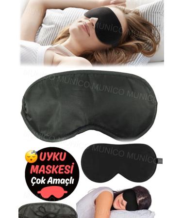 Eye Patch Sleeping Mask with Stylish Design Ultra Light Silk Sleep Mask - Breathable Surface and Comfortable Sleep - Buy Online on GoSupps.com