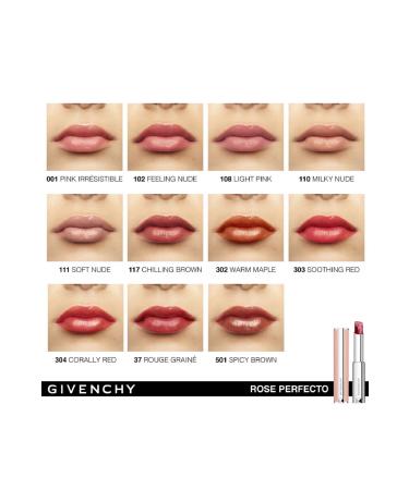 Givenchy Rose Perfecto - Beautifying Lip Balm Hyaluronic acid vitamin C (2.8 g) - Buy Online on GoSupps.com