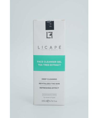 Licape Tea Tree Essence Facial Cleansing Gel 200 ml - Buy Online on GoSupps.com