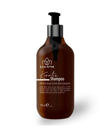 Liya Arven Keratin Shampoo - 500ml Nourishing Hair Care Shampoo for All Hair Types - Buy Online on GoSupps.com