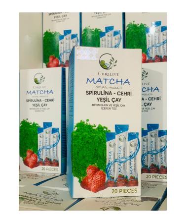 CURELIVE Matcha Tea Strawberry