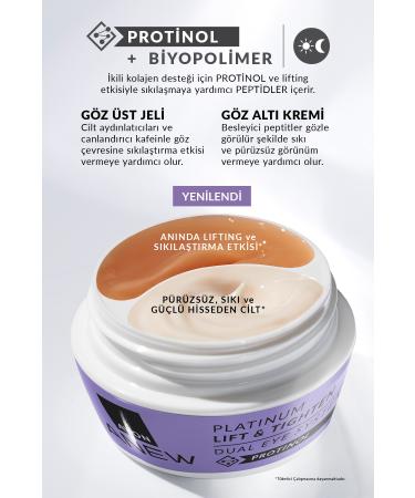 Avon Anew Platinum Lift and Tighten Dual Eye System 20 Ml. Set of Three - Buy Online on GoSupps.com