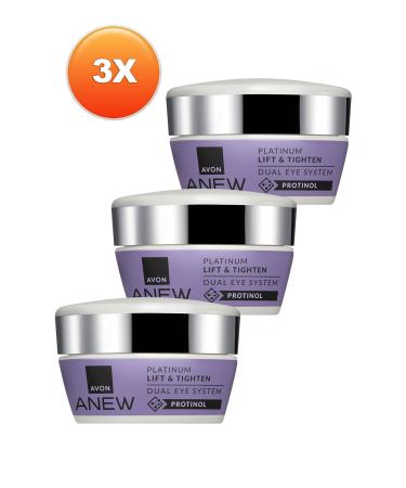 Avon Anew Platinum Lift and Tighten Dual Eye System 20 Ml. Set of Three - Buy Online on GoSupps.com