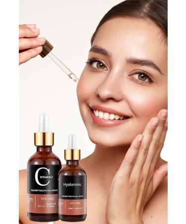 Puredermine Volume Batikon Test Guaranteed Vitamin C Serum + Pure Hyaluronic Acid & Concentrate & Return Guaranteed - Buy Online on GoSupps.com