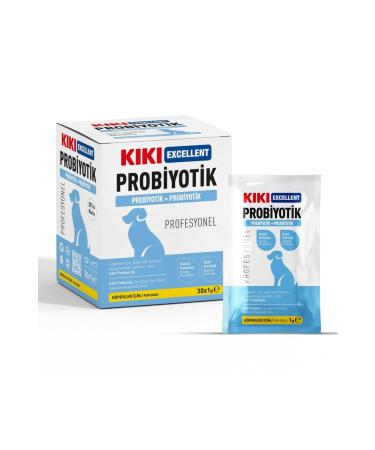 Furlo KIKI Excellent Dog Probiotic & Prebiotic Sachet 1 gr. 30 Pieces (Box) - Petshopundan