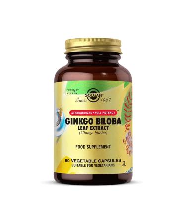 Solgar Ginkgo Biloba Leaf Extract 60 Capsules