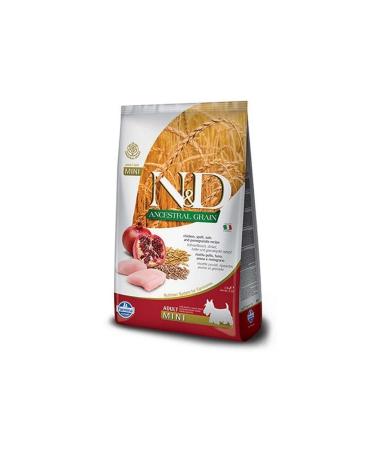 N & D Low Grain Chicken and Pomegranate Small Breed Adult Dog Food 2.5 Kg - Petshopundan