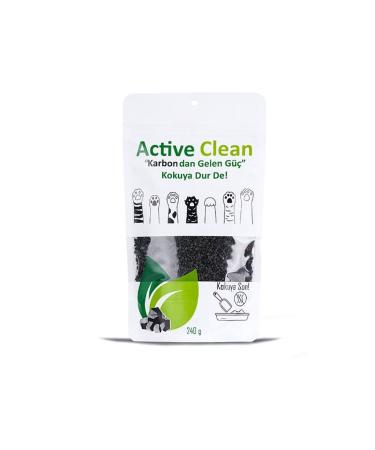 Active Clean Organic Cat Litter Odor Remover 240 gr - Petshopundan
