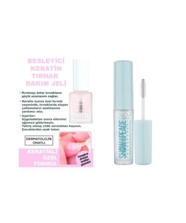 Pastel Keratin Nail Strengthening Transparent Eyebrow & Eyelash Mascara