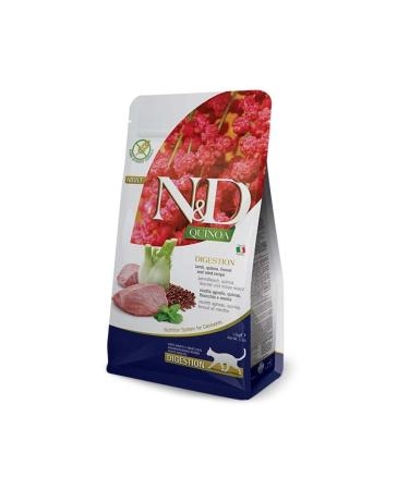 N & D Quinoa Digestion Lamb Adult Cat Food 1.5 Kg