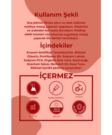 ye ilmarka Natural Shower Gel - Peeling Effect - Sulfate-Free Silicone-Free Vegan Organic Shower Gel - Buy Online on GoSupps.com