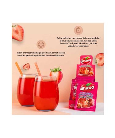 Altunsa Strawberry Orange Cocktail Powder Drink Set - Buy Online on GoSupps.com