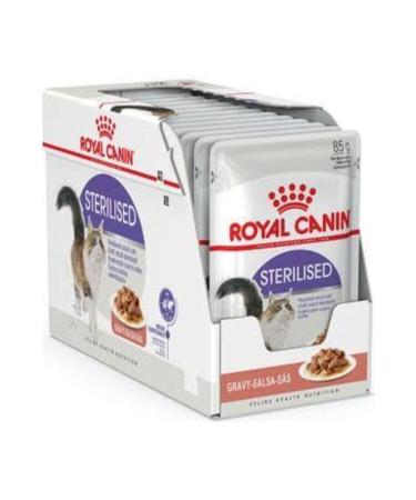 Royal Canin Sterilised 37 Gravy Sterilised Cat Food 85 Gr X 12 Pieces