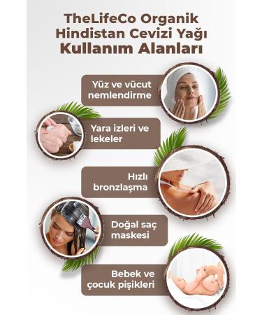 TheLifeCo Organic Cold Pressed Coconut Oil 150 ml (VEGAN) & Tongue Scraper - Tongue Cleaner Red - Buy Online on GoSupps.com