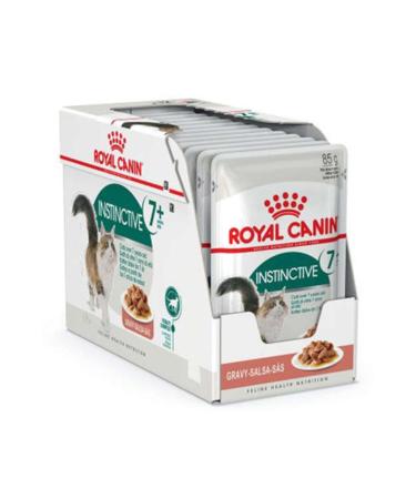 Royal Canin 12-Piece Gravy Instinctive +7 Old Cat Wet Food 85 Gr