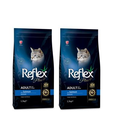 Reflex Adult Cat Food with Salmon 1.5 Kg X 2 Pieces