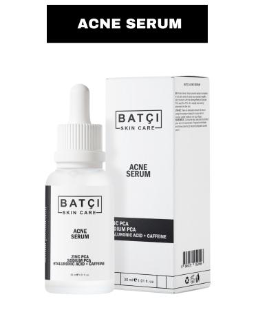 Bat Zinc PCA & Sodium PCA Hyaluronic Acid Caffeine Serum - Acne Serum 30 ml