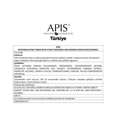 Apis Natural Cosmetics Anti-Aging Exosomes Pro Herbal Tonic 500ml - Buy Online on GoSupps.com