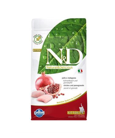 Natural&Delicious Nd Cat Prime Kitten Chicken&Pomegranate Cat Food 1.5 Kg