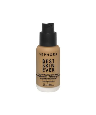 Sephora Best Skin Ever Liquid Foundation Texture: Liquid Coverage: Medium Finish: Satin Skin Type: All Skin Types