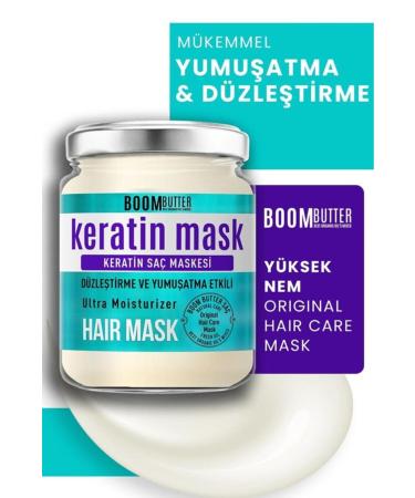 BOOM BUTTER Keratin Hair Mask Duo Pack - Buy Online on GoSupps.com