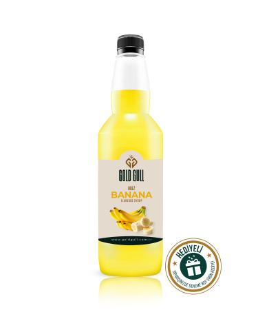 gold gull Banana Flavored Coffee & Fruit Syrup 700 Ml.