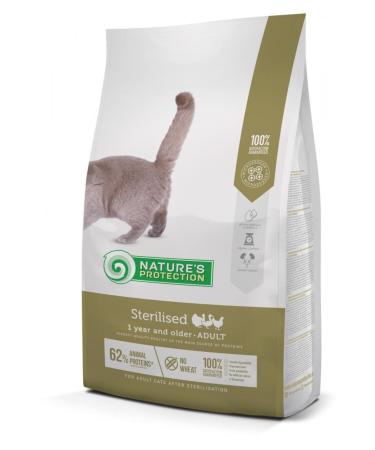 Nature's Protection Np Sterilized Poultry 1 Year And Older Adult Cat 2kg Food For Cats
