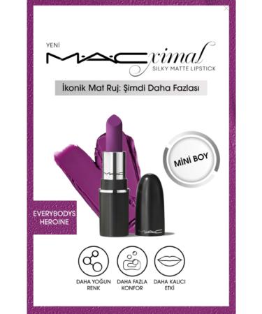 Mac MACximal Mini MAC Silky Matte Lipstick-EVERYBODY'S HEROINE