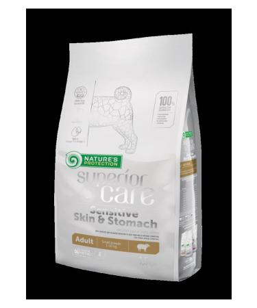 Nature's Protection Small Mini White Dogs Lamb Meat Small Breed White Dog Food 4 Kg