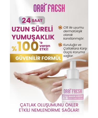 ORBIFRESH Foot Care Cream Foot & Heel Crack Prevention Cream 250 ml - Buy Online on GoSupps.com