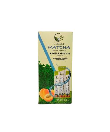 CURELIVE Matcha Apricot Flavored Detox Burner Form Matcha Tea 1 Box - Buy Online on GoSupps.com