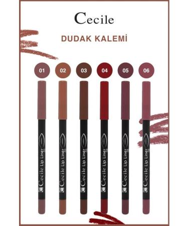 Cecile All Day Long Lasting Lip Pencil Series