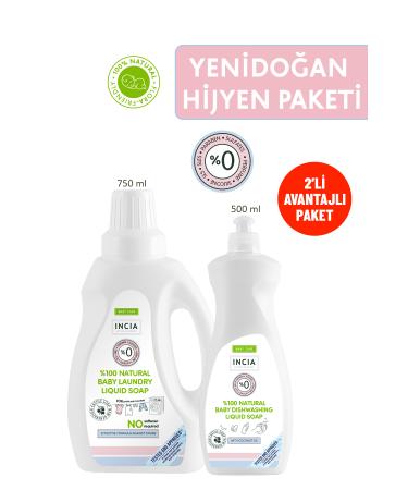 INCIA 0 Natural Newborn Hygiene Set