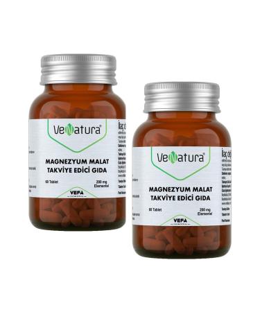 Venatura Magnesium Malate Food Supplement 60 Tablets 2 Pieces