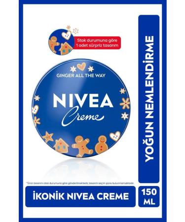 NIVEA Creme 150ml Caring Protection Long-Term Intensive Moisturizer Hand Face and Body Soft Skin Feeling - Buy Online on GoSupps.com