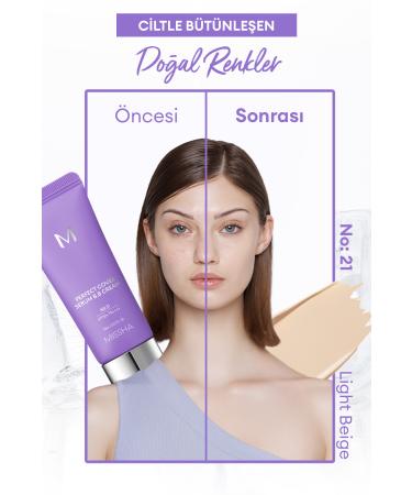 Missha Anti-Aging Care and Bright Appearance M Perfect Cover Serum BB Cream SPF50+/PA++++ No:21 - Buy Online on GoSupps.com