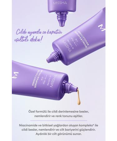 Missha Anti-Aging Care and Bright Appearance M Perfect Cover Serum BB Cream SPF50+/PA++++ No:25 - Buy Online on GoSupps.com