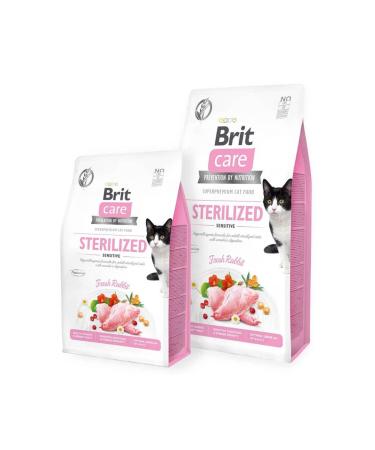 Brit Care Cat Sterilized Sensitive 2 Kg - Buy Online on GoSupps.com