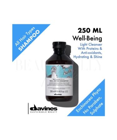 Davines Well-Being: Moisturizing Shampoo for Sensitive Scalps 250 ml ECBEAUTYQ1 - Buy Online on GoSupps.com