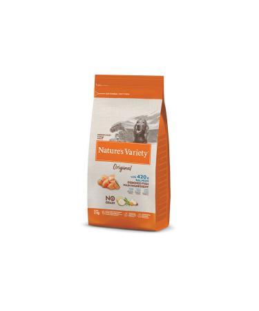 NATURES VARIETY Nv Dog No Gra n Medium/max Adult Salmon 2kg 394117