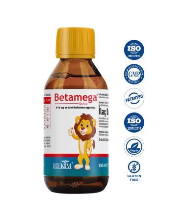 BETAMEGA Syrup 2-pack - Syrup Containing Beta-glucan Propolis Vitamin C Zinc and Selenium - 150 ml - Buy Online on GoSupps.com