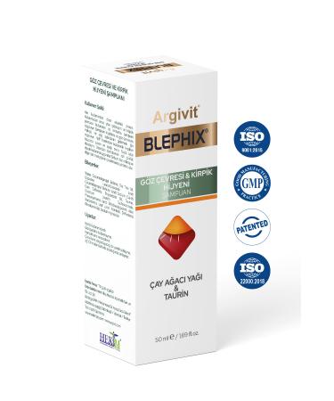 Argivit Blephix 2 Pack - Makeup Remover Shampoo with Tea Tree Oil and Taurine 50 ml - Buy Online on GoSupps.com
