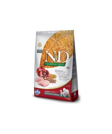 N & D Low Grain Senior Chicken Medium and Large Breed Senior Dog Food 2.5 Kg - Petshopundan