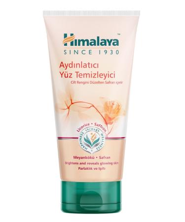 Himalaya Since 1930 Brightening Facial Cleanser Licorice Saffron Cucumber Pomegranate Paraben Free All Skin Types 150 ml - Buy Online on GoSupps.com