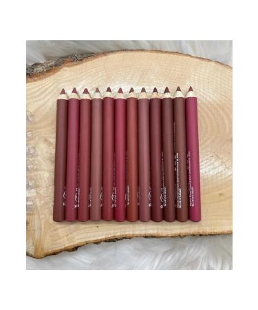 Lip Pencil Matte Color Lipstick Jumbo Thick Pencil Lipstick Waterproof 12 Li Set Jumbo
